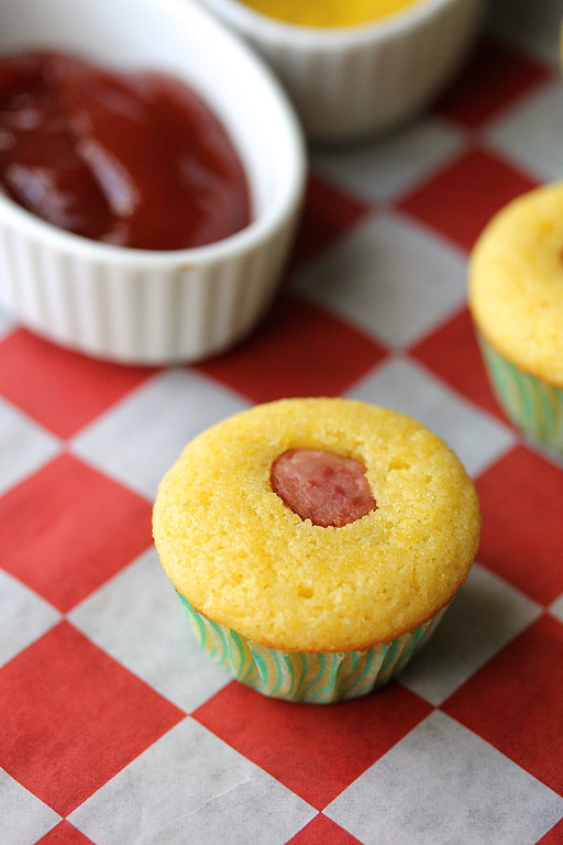 Corn Dog Mini Muffins