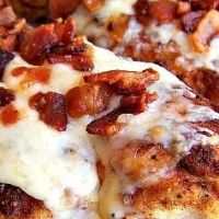 Parmesan Crusted Chicken with Bacon
