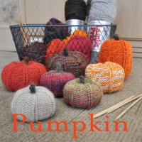 DIY Knit Pumpkins