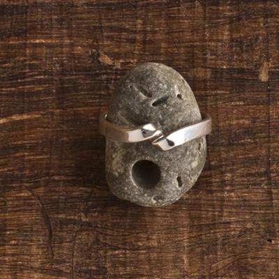 Single Note Ring, Sterling