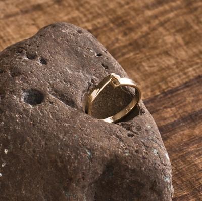 Single Note Ring, 14KY
