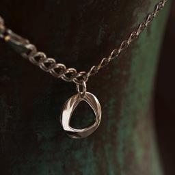 Circle Charm Bracelet, SS,,