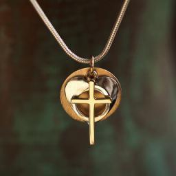 Heart Necklace on 18" Sterling Snake Chain