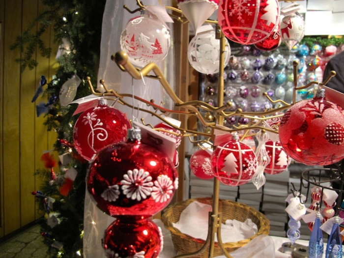 Colorful hand-blown glass balls from the Czech Republic will make a Christmas tree beautiful.