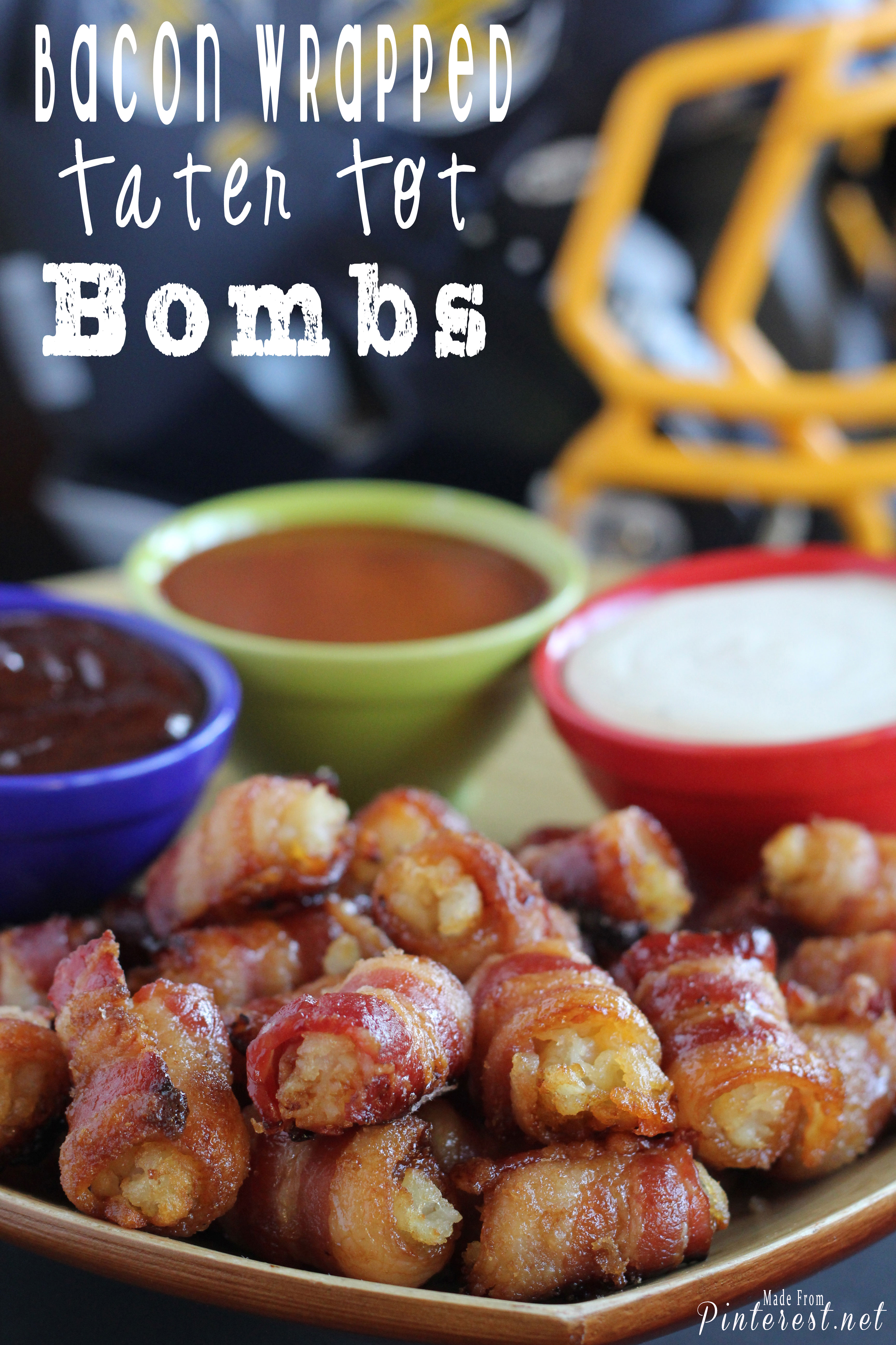 bacon wrapped tater tot bombs
