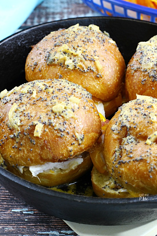 Poppy Seeds Turkey Sliders