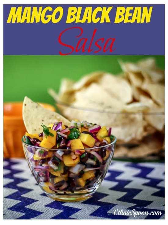 mango black bean salsa