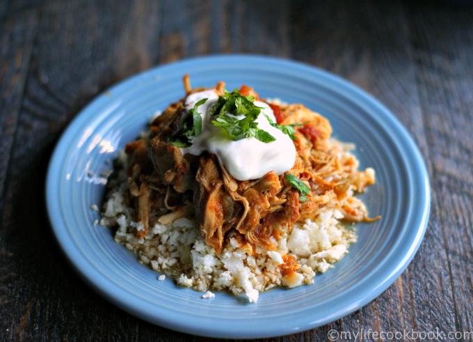 Slow Cooker Salsa Chicken