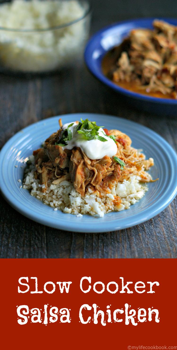Slow Cooker Salsa Chicken