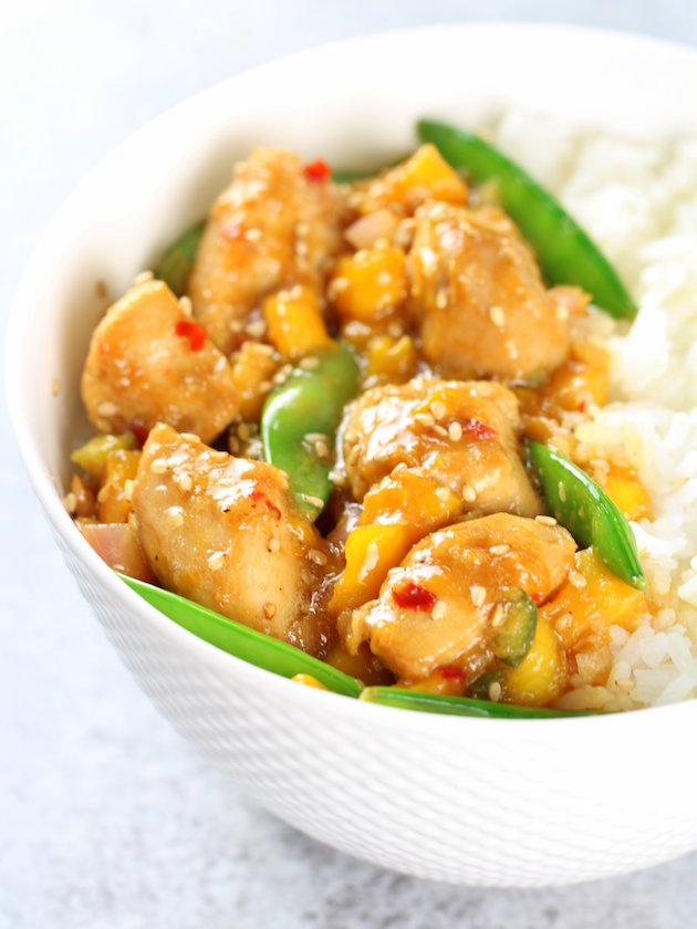 Mango Chicken Stir Fry