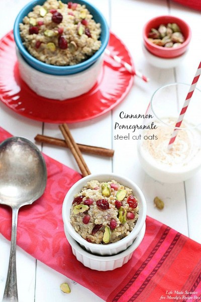 Cinnamon-Pomegranate-Steel-Cut-Oats-Slow-Cooker-by-@LifeMadeSweeter