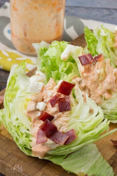 Homemade Sriracha Thousand Island Dressing Wedge Salad 2w
