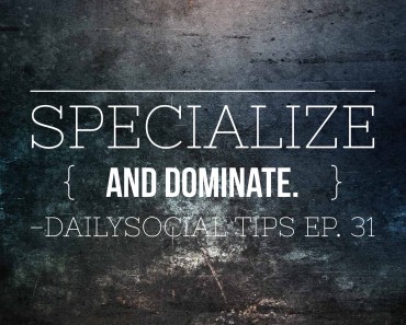 specialize in something
