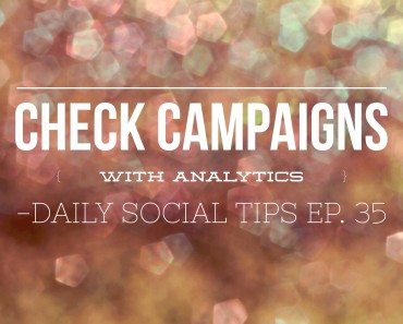 check campaigns with analytics